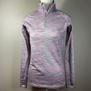 Nike Pro Combat Fitted Quarter-Zip Pullover